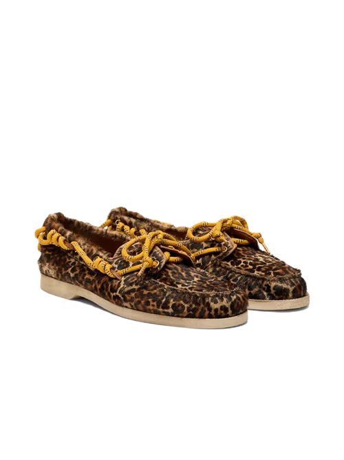 Mocassino Cruise Donna in cavallino leopardato Golden Goose Golden Goose | GWF00883F00831981487